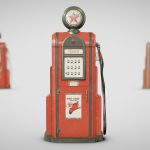 Gas Pump – Texaco 60’s (Clean, Used and Dirty)
