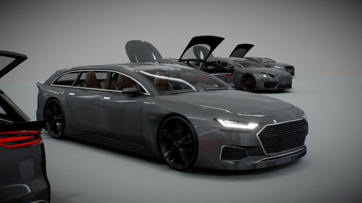 generic low poly 5 car pack only works in hd 3d model