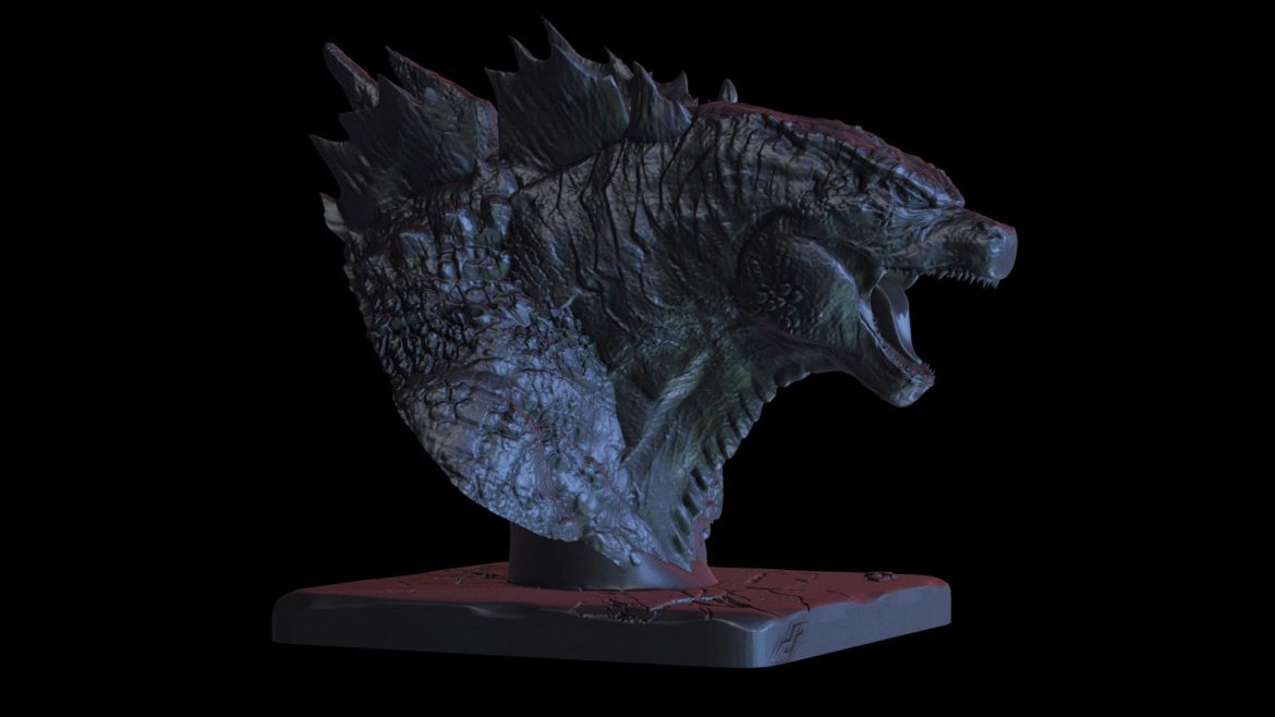 godzilla 2014 3d model