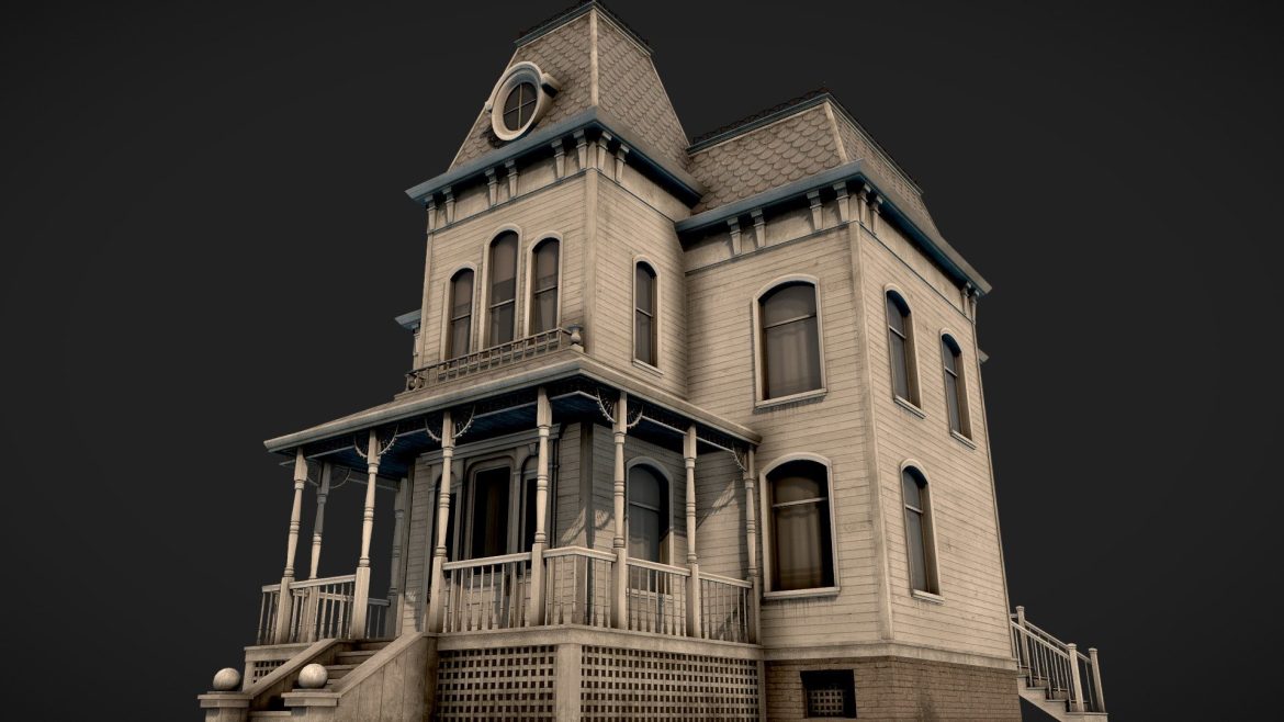 haunted house 3d model