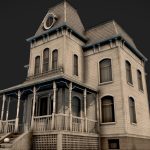 haunted house 3d model