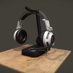 headphone headset 3d model