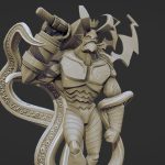 Hellboy – Clay render