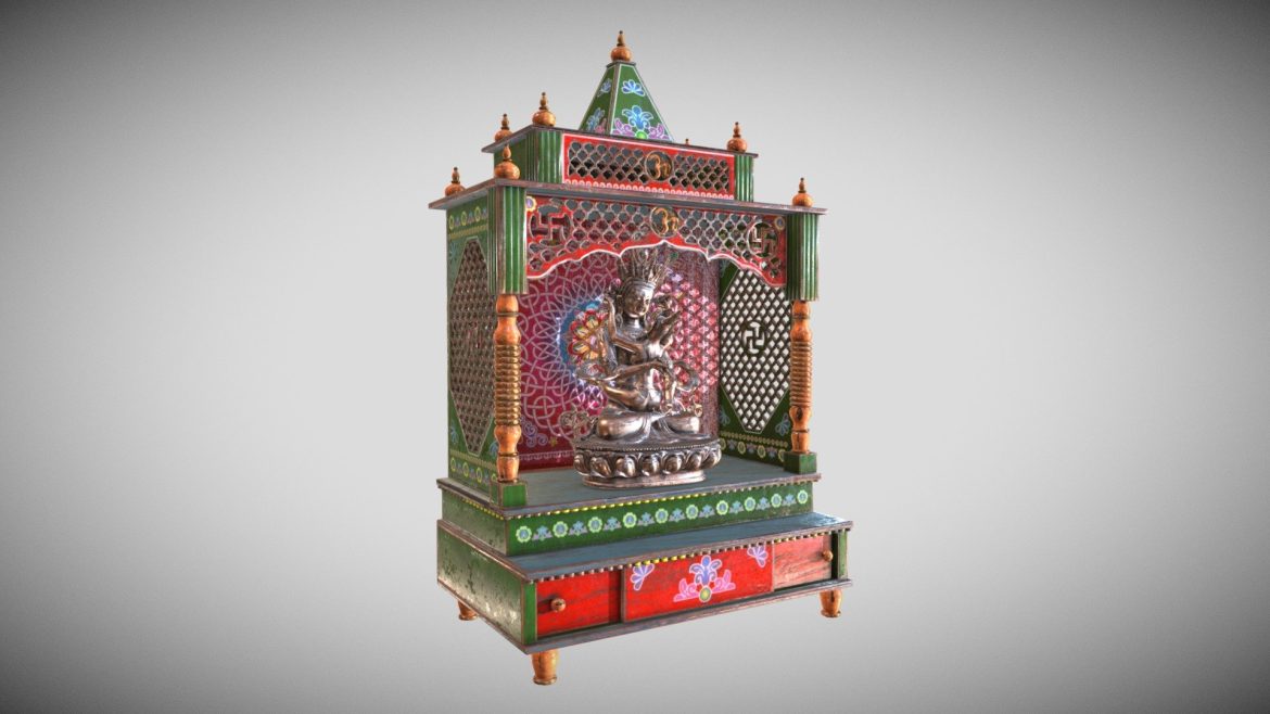 home temple 3d model