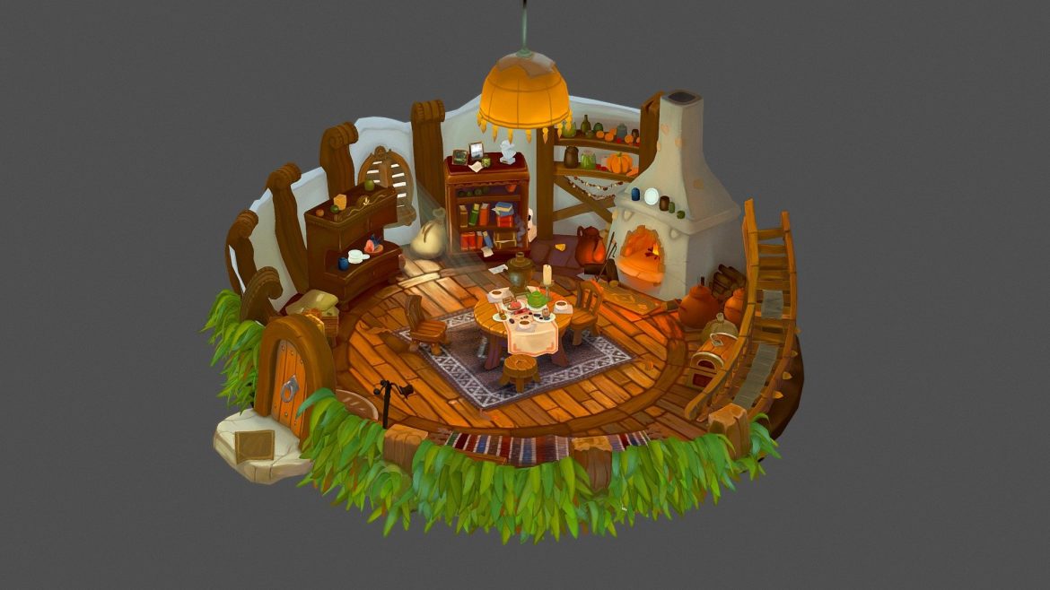 hut 3d model