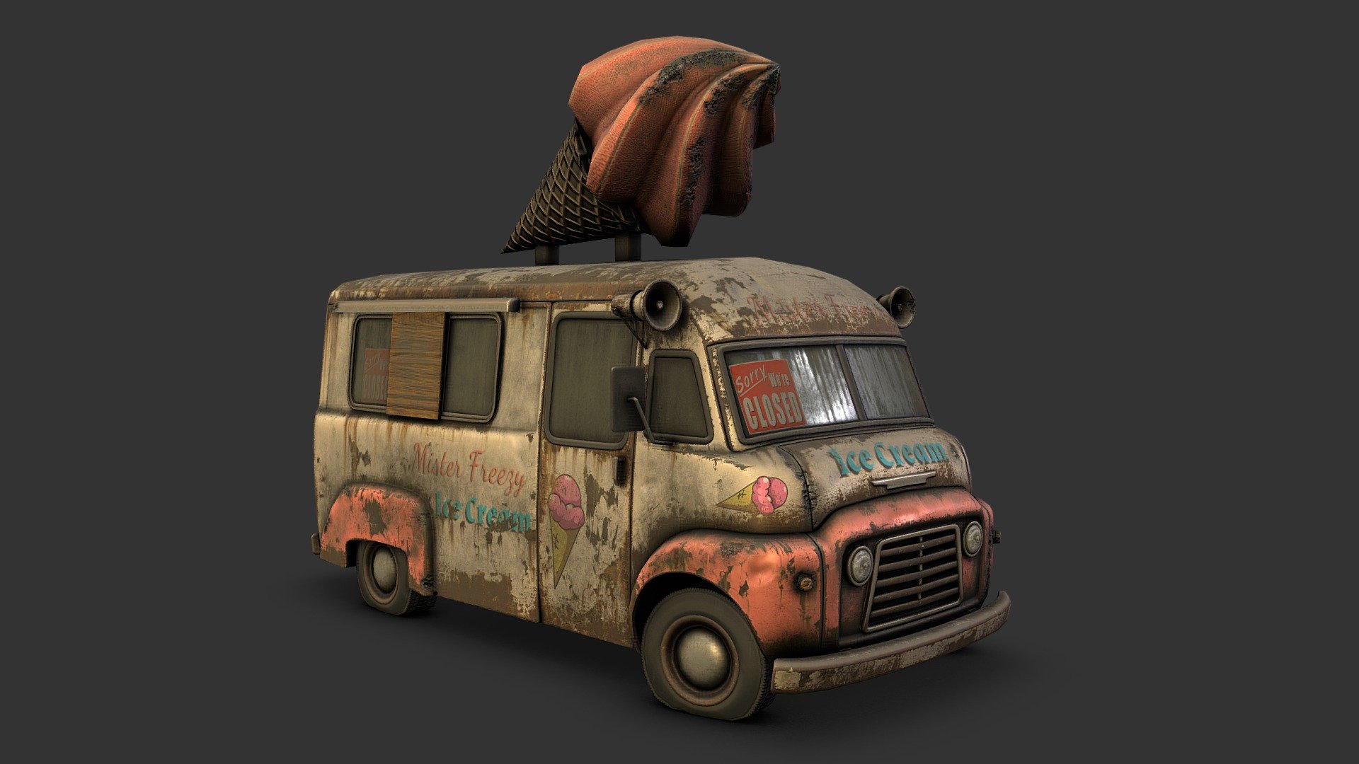Icecream Truck Challenge – Nuked Ice Cream Truck