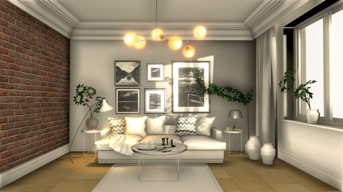 interior scene 3d model