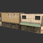 japanese buildings 1 3d model