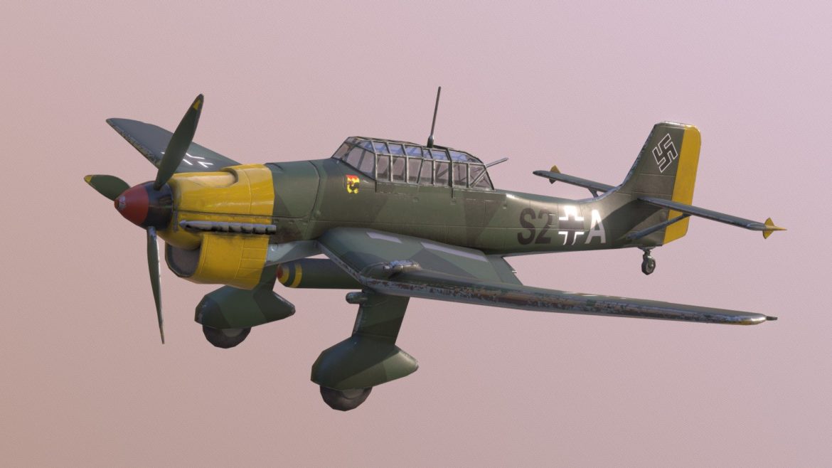 junkers ju 87 stuka 3d model