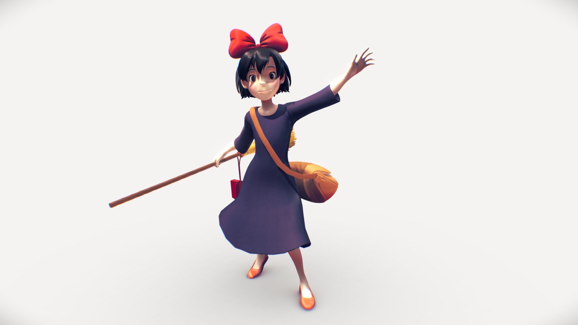 Kiki’s Delivery Service Kiki Model/Animation Rig