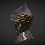 King Gustav Vasa’s Helmet with a Gilt Crown