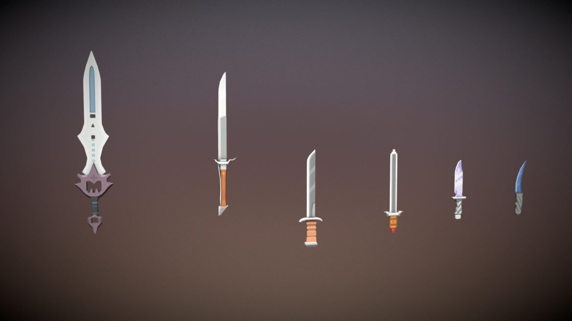 knives 3d model