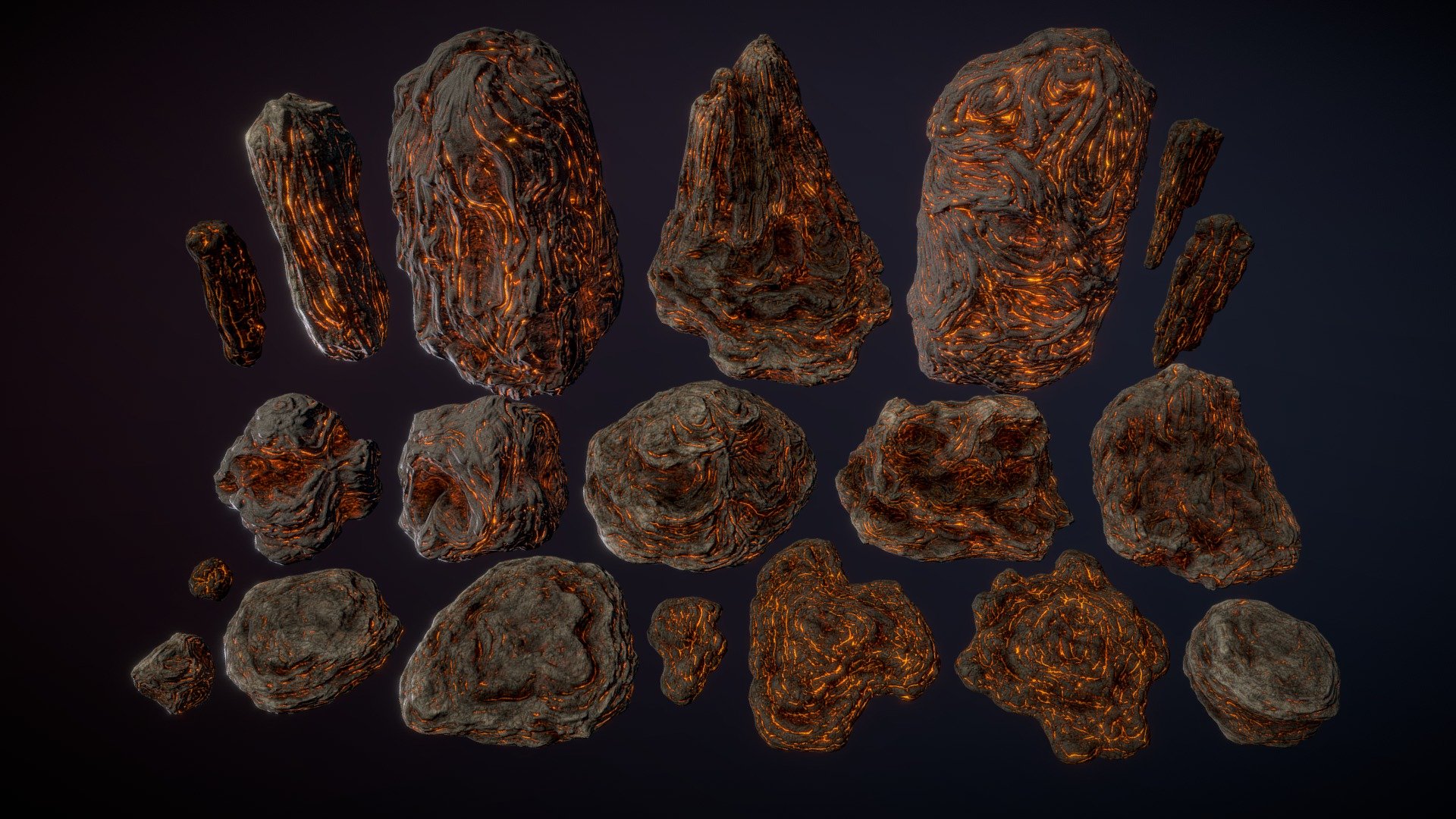 Lava rocks