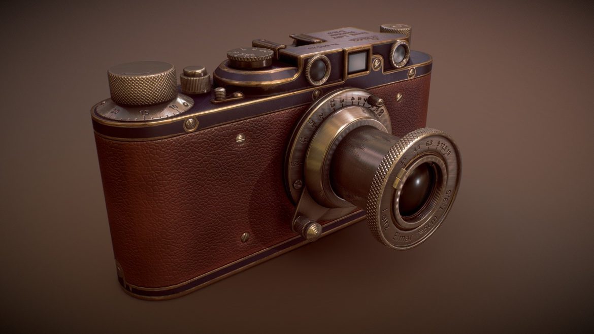 leica ii 3d model