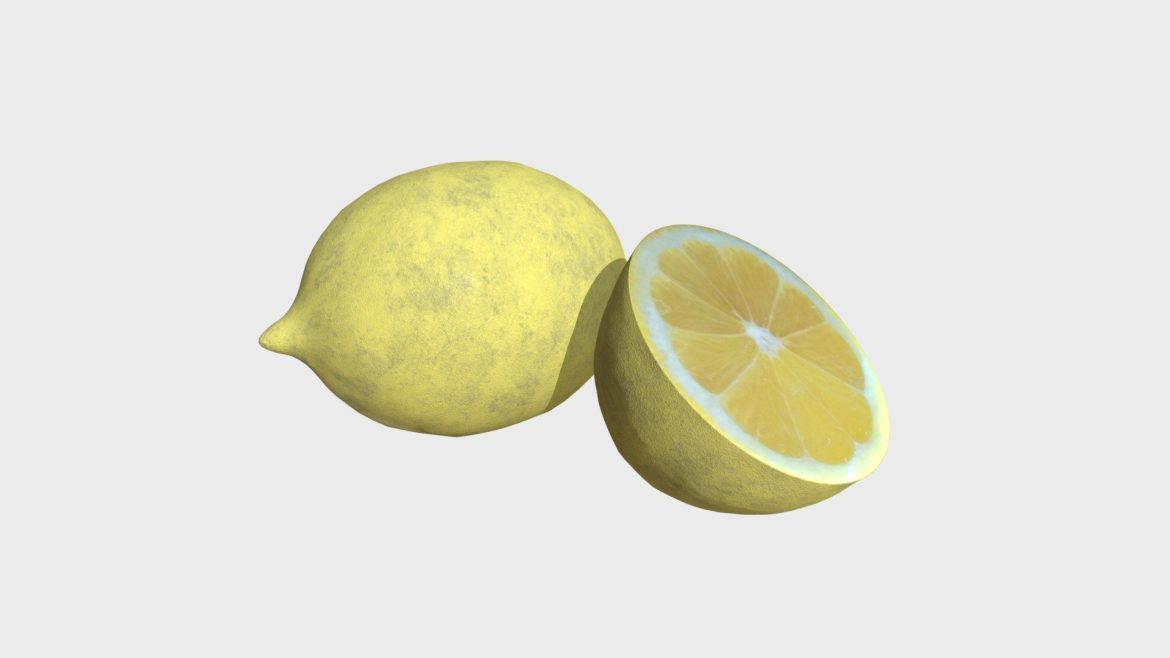 lemons 3d model