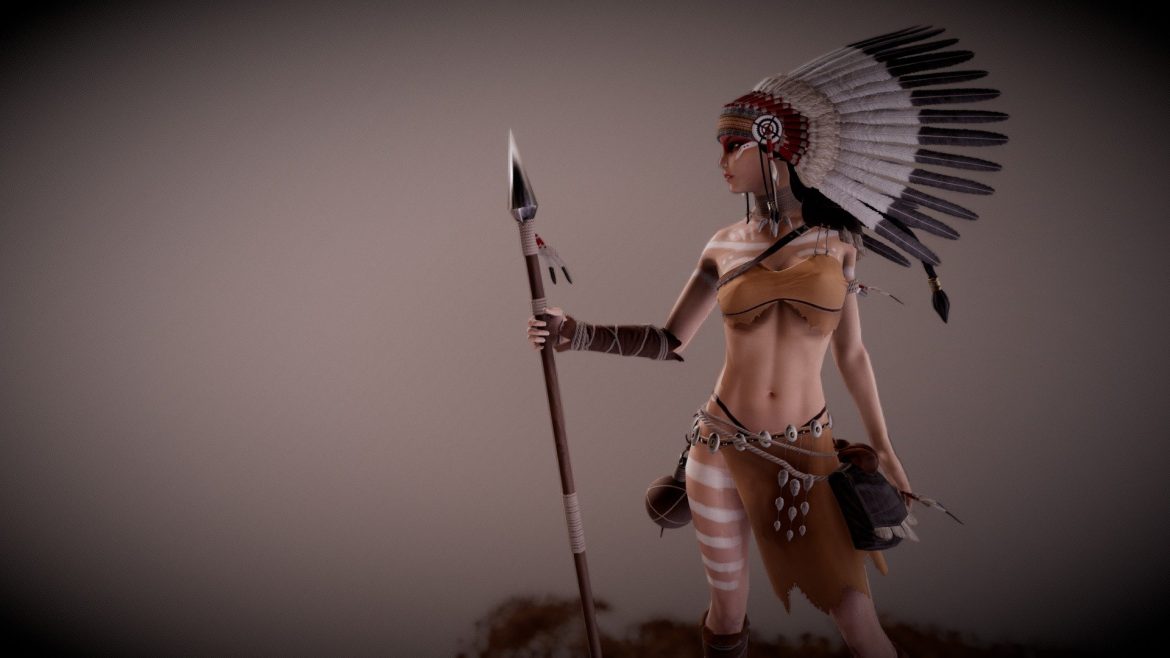 linhi character preview 3d model