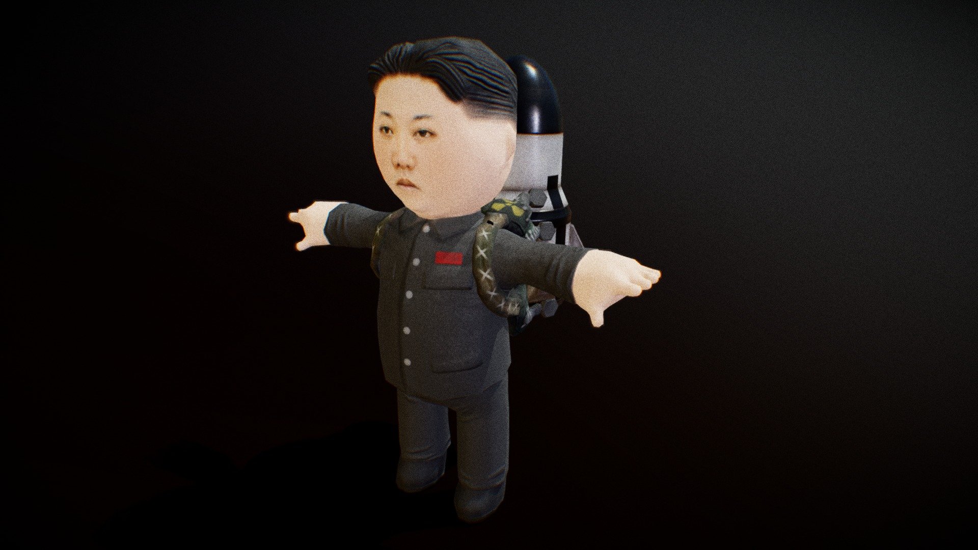 Little Rocket Man (Kim Jong-Un) - deep3dsea