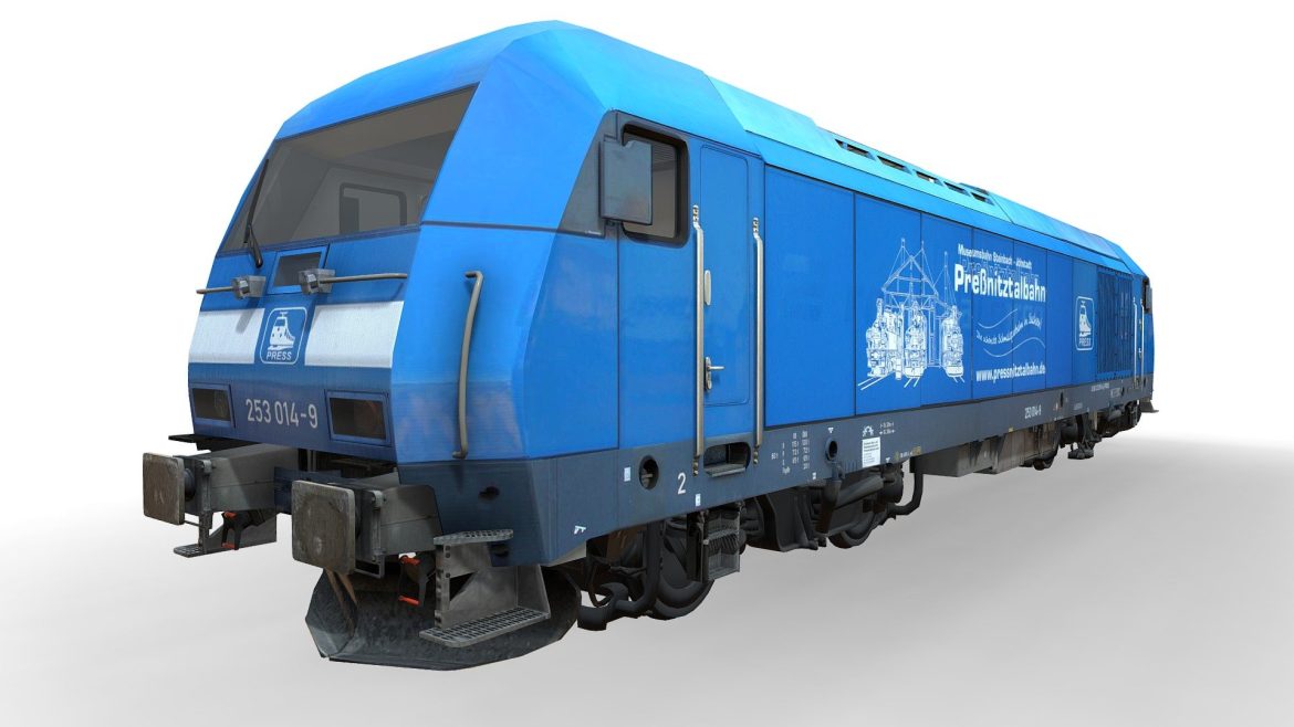 locomotive class 223 er20 014 press 3d model