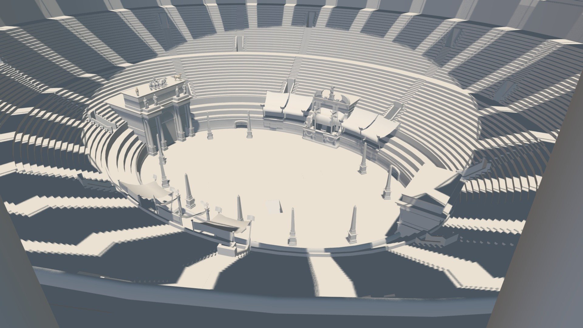 LOW POLY – Coliseum Interior