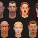 Low poly heads v2