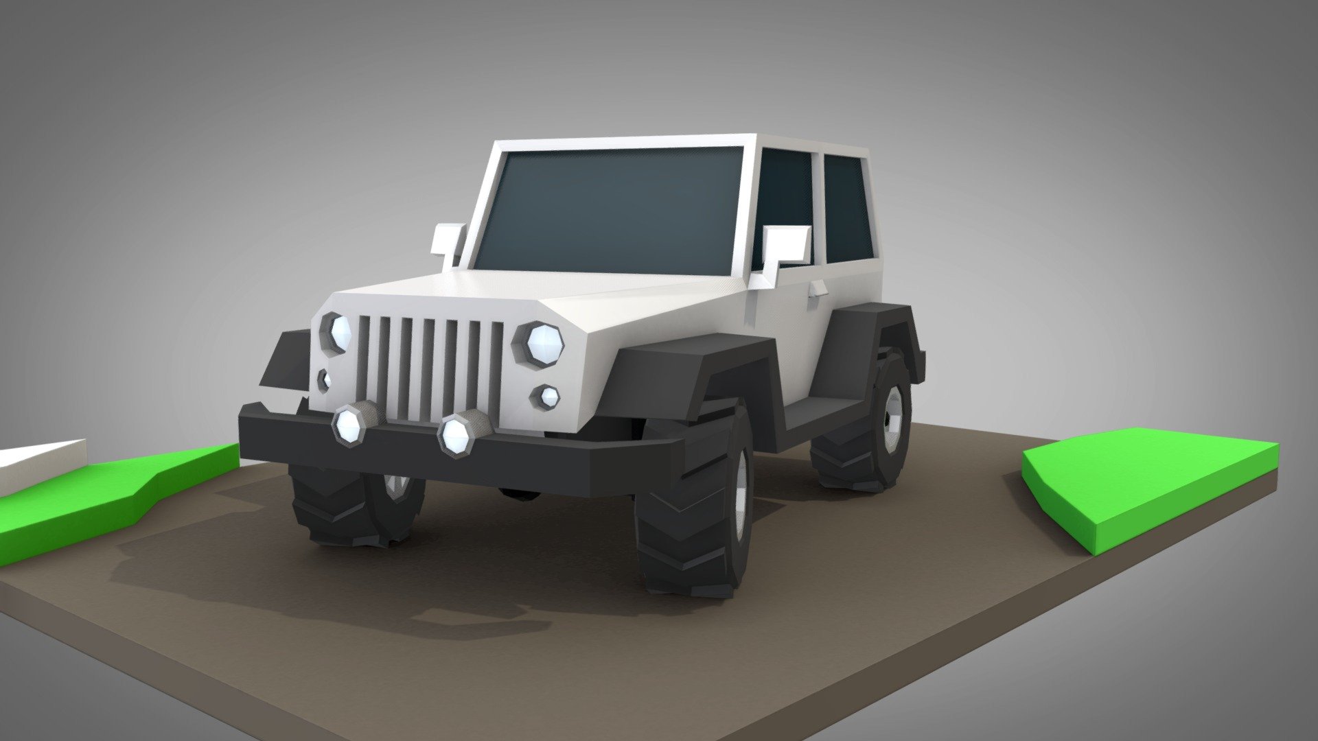 Low Poly Off-Road Vehicle