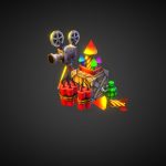 lowpoly objects 3d model