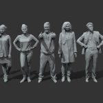 Lowpoly People Casual Pack Vol.22