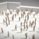 Lowpoly People Crowd