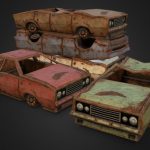 Lowpoly Wasted Cars