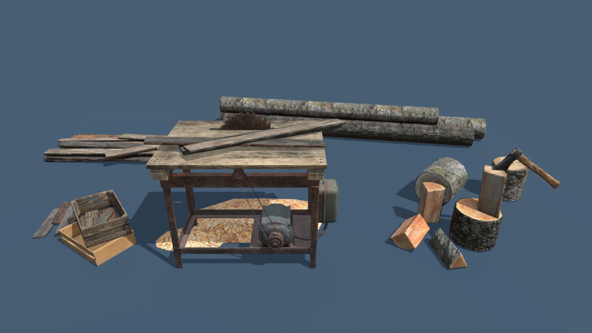 Lumberyard Decorations | Game Assets