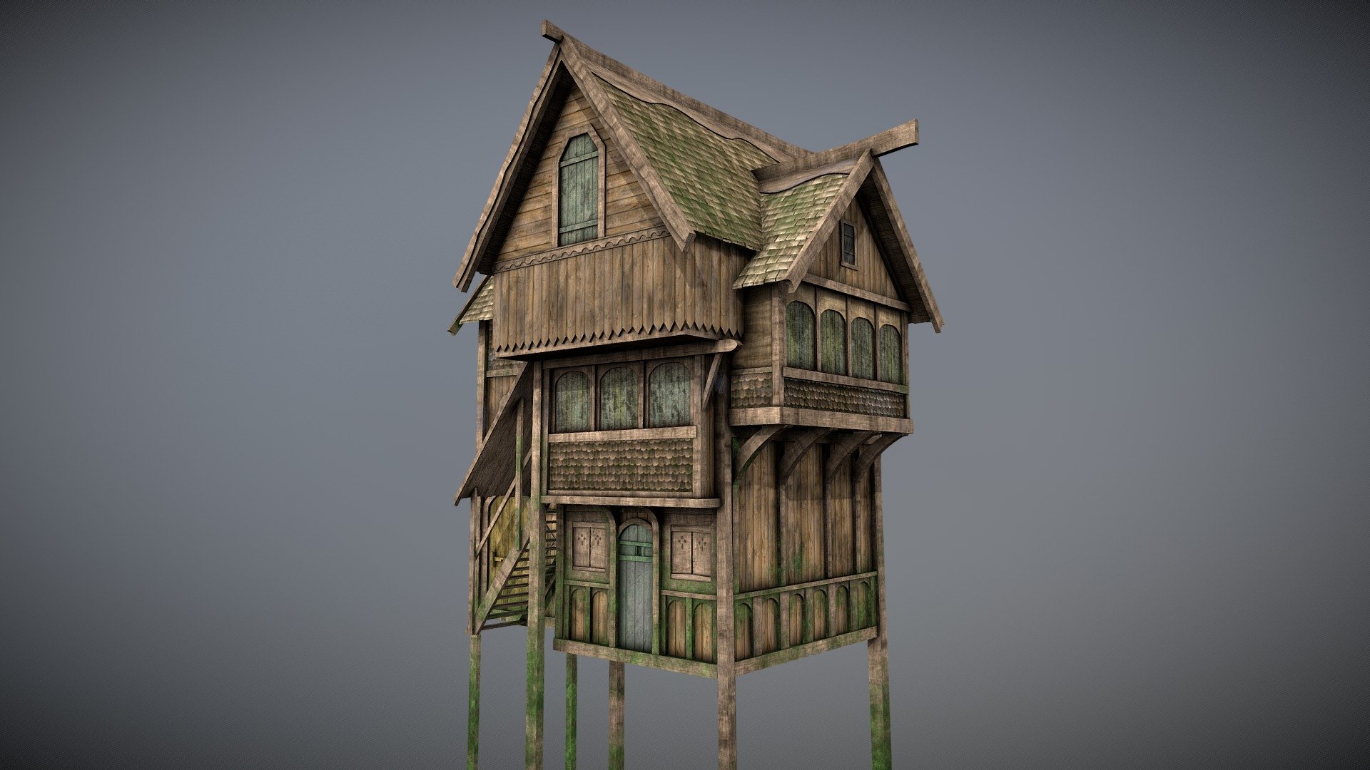 Medieval lake village – House 5