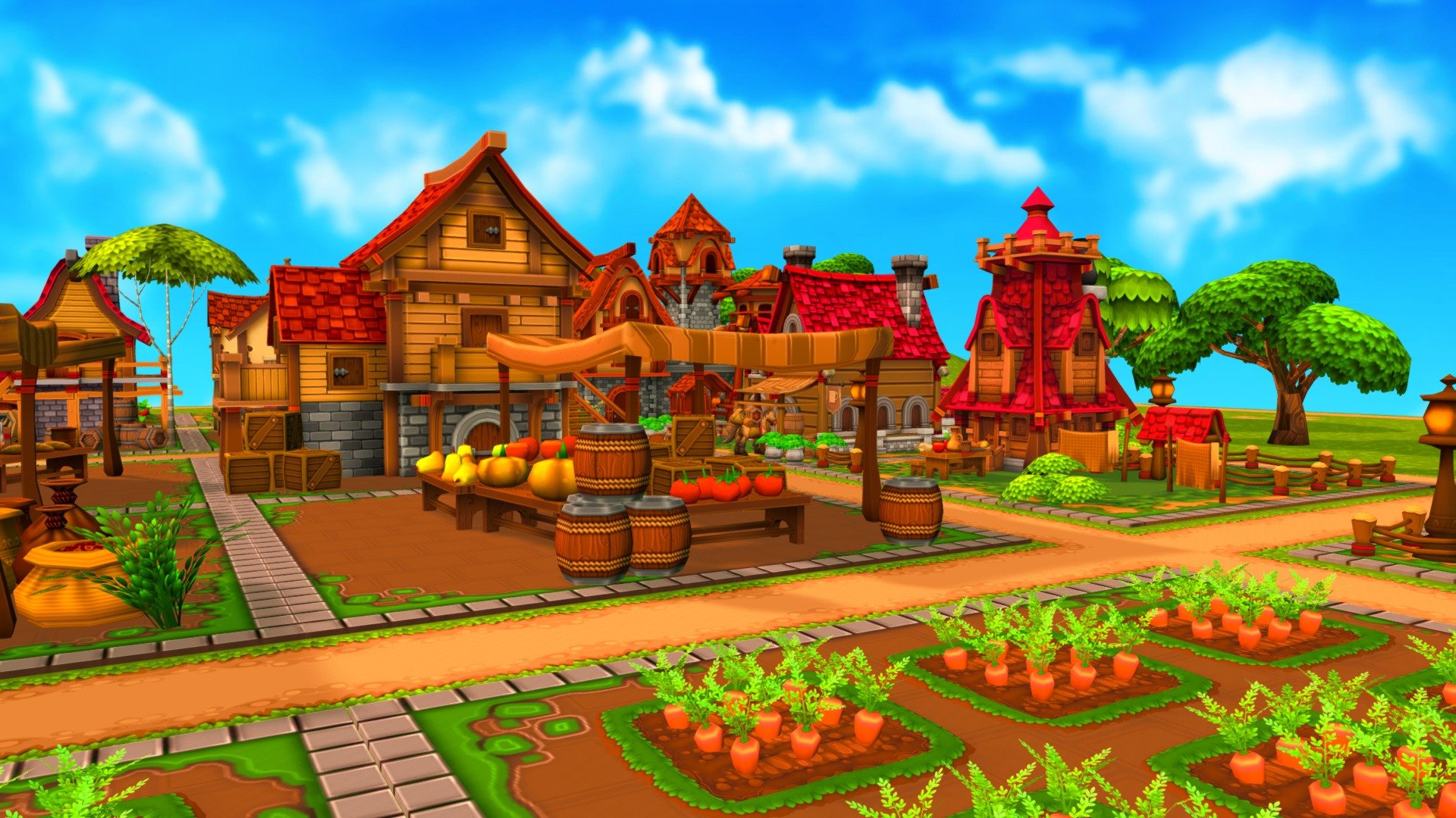 3d village. 3д деревня. Village cartoon 3 d. Eroman Village. Как выглядит дом из игры Town Village.