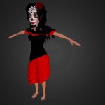 Mexican Girl Animation 1
