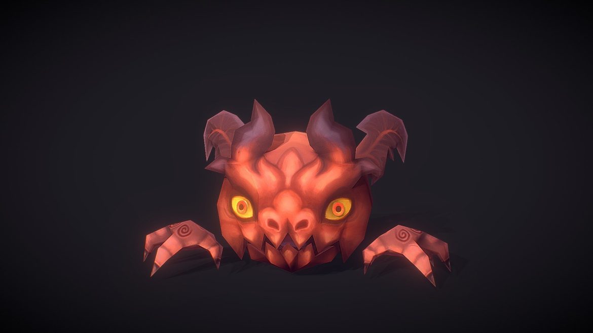 micro demon daryl 3d model