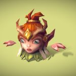 micro druid lara 3d model