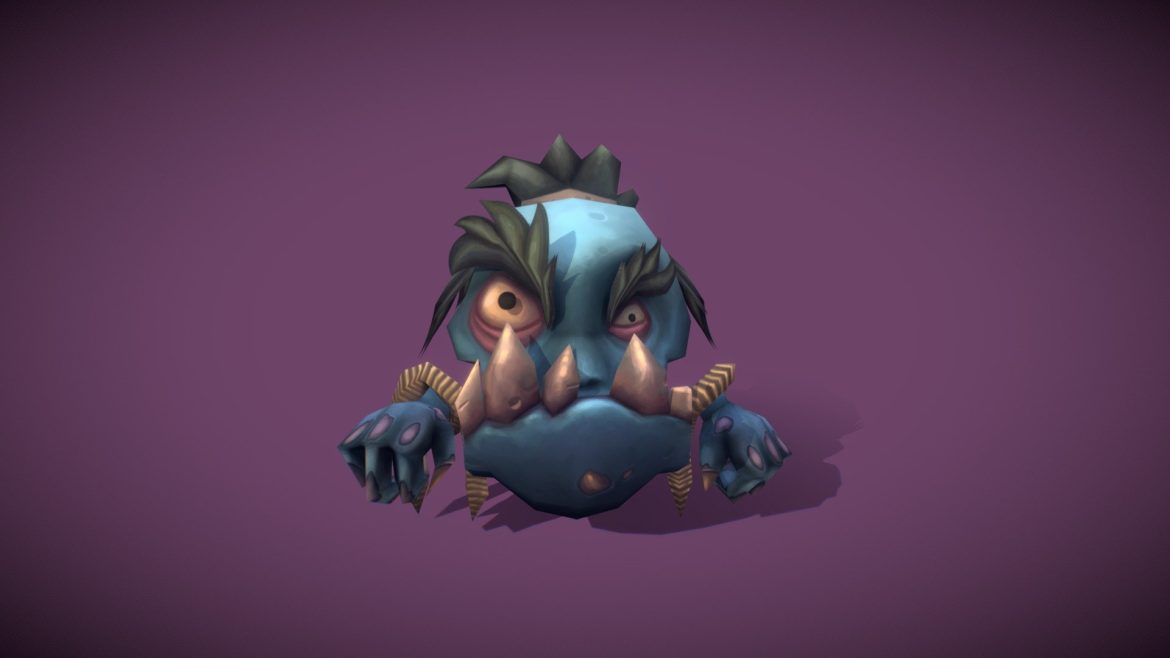 micro ghoul gobrot 3d model