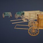 Modular Wooden Carts