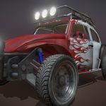 Off Road 4X4 racer with 4 different skins