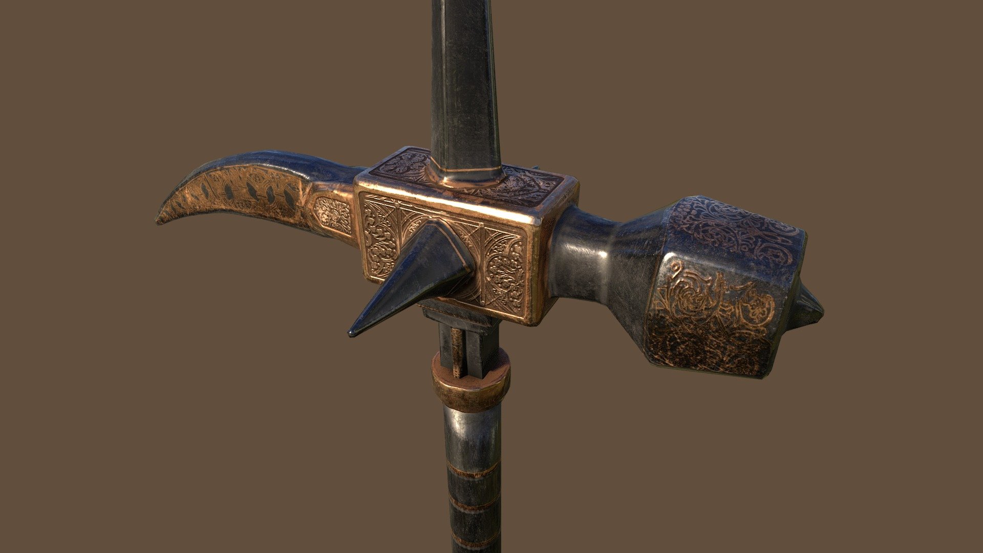 Ornamented Horsemans Pick