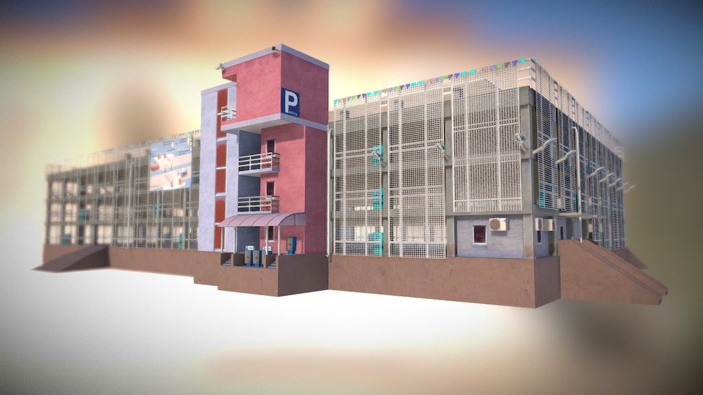 Parking Garage Building - deep3dsea