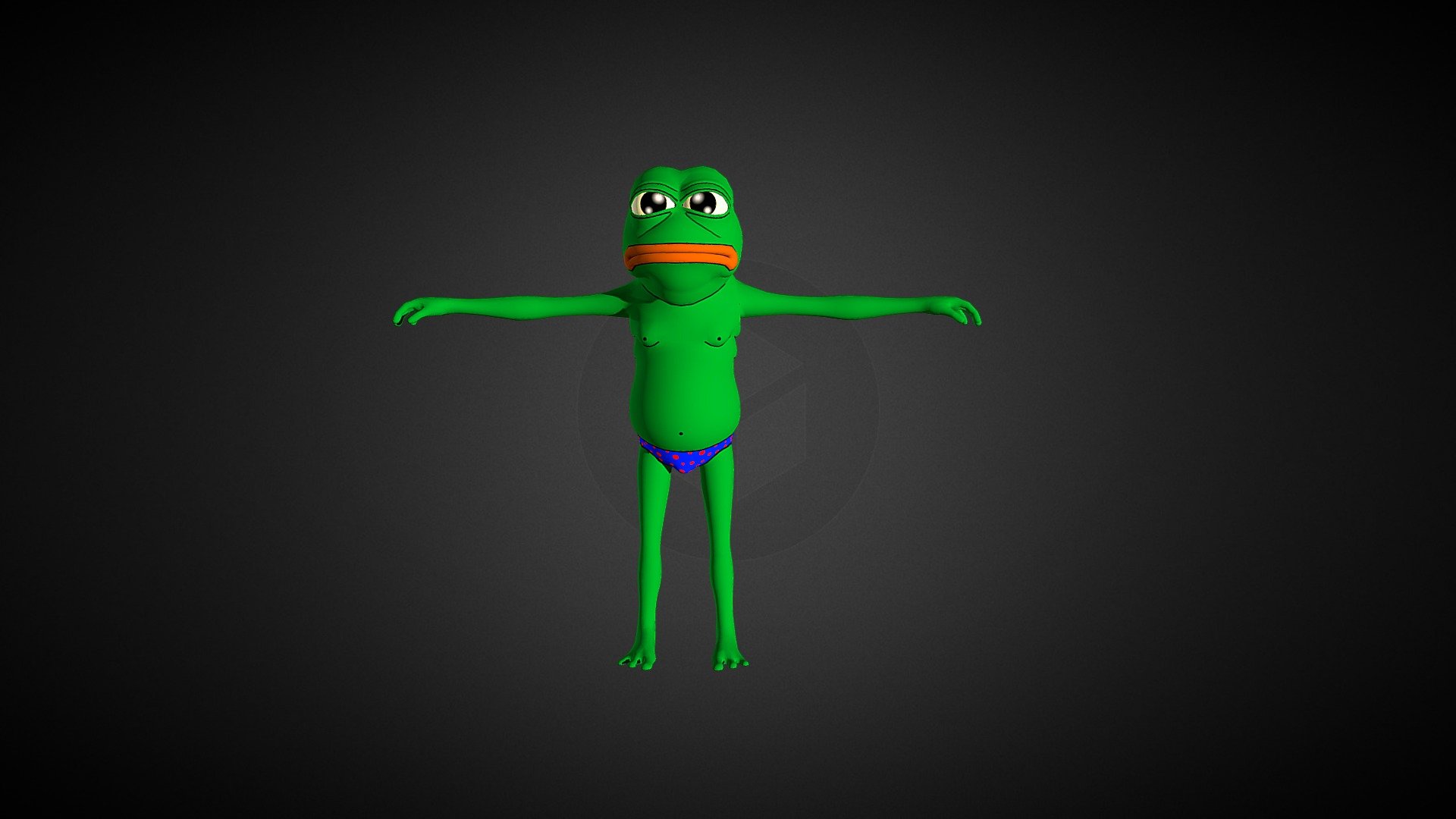 Pepe the frog - deep3dsea