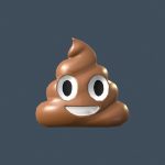 💩 Pile Of Poo emoji (Low poly)