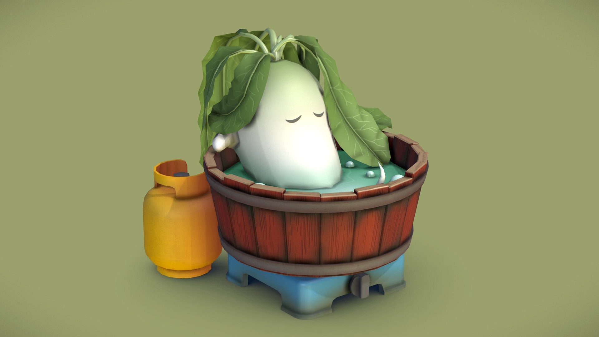 Radish in a Bathtub