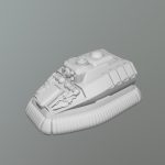 Rebel 28mm Hover Gundrone (Hull Only)