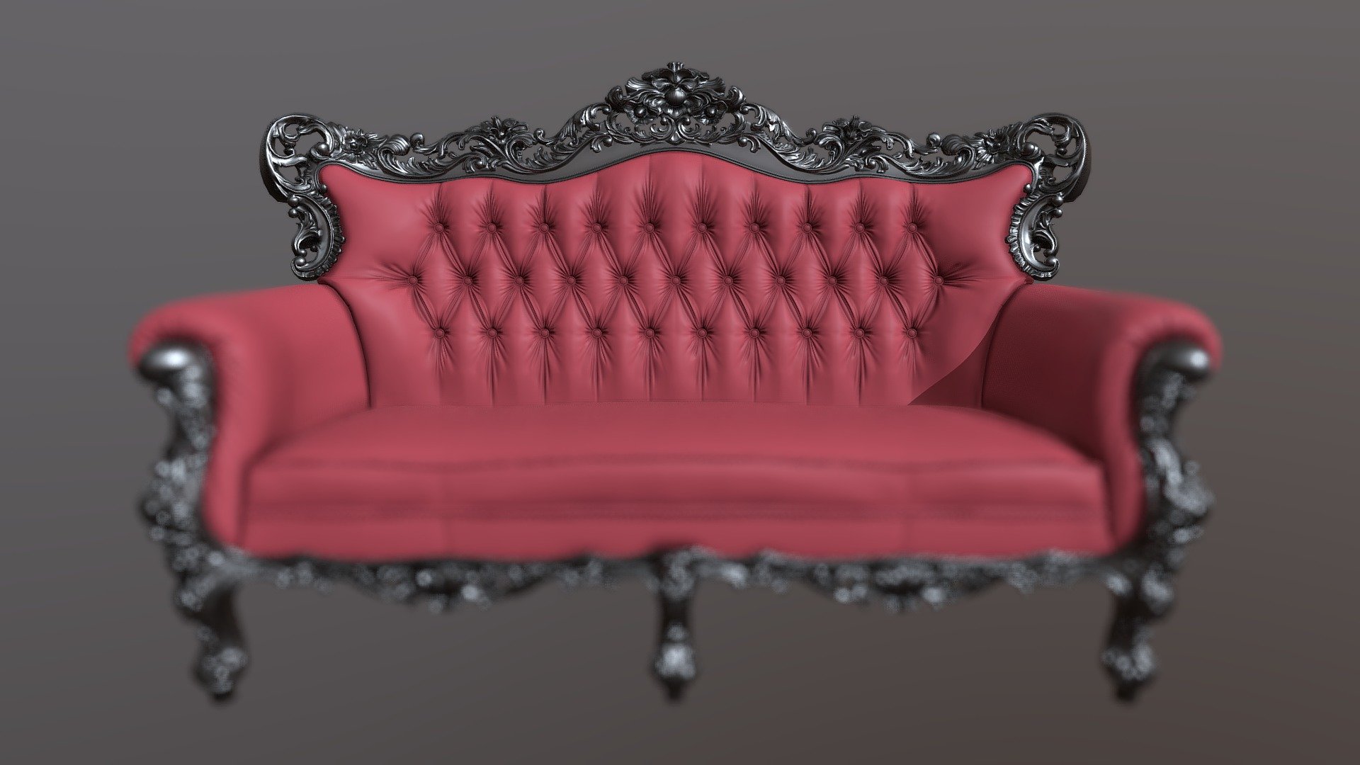 Red sofa