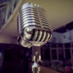 Retro microphone
