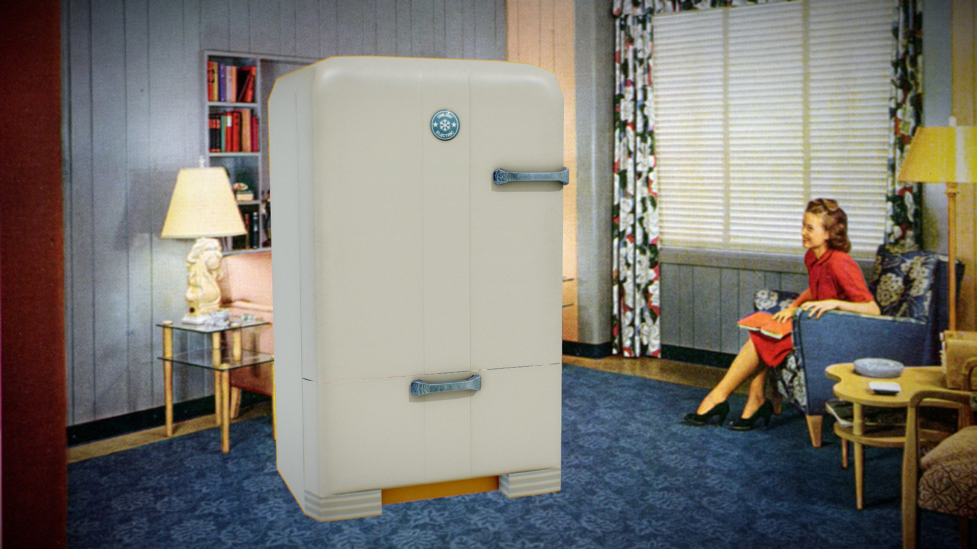 Retro Refrigerator