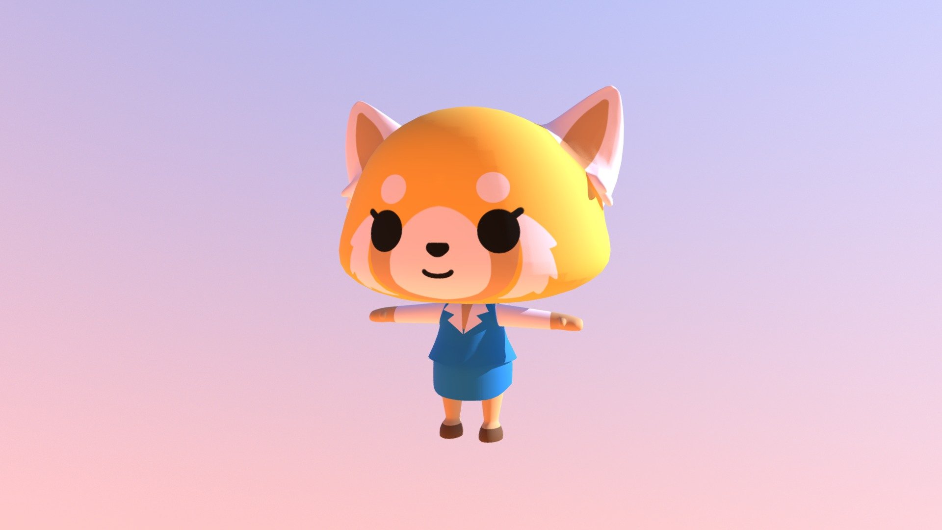Retsuko from Aggretsuko for VR Chat