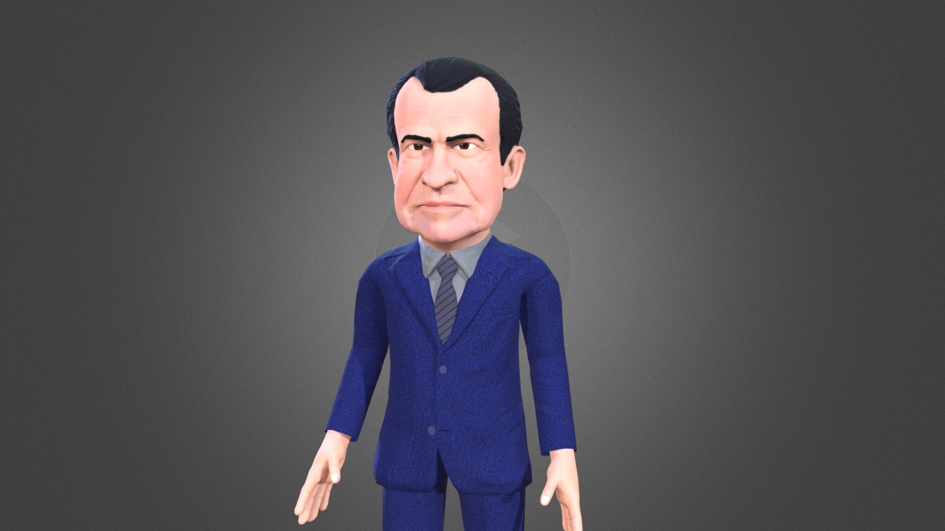 Richard Nixon caricature