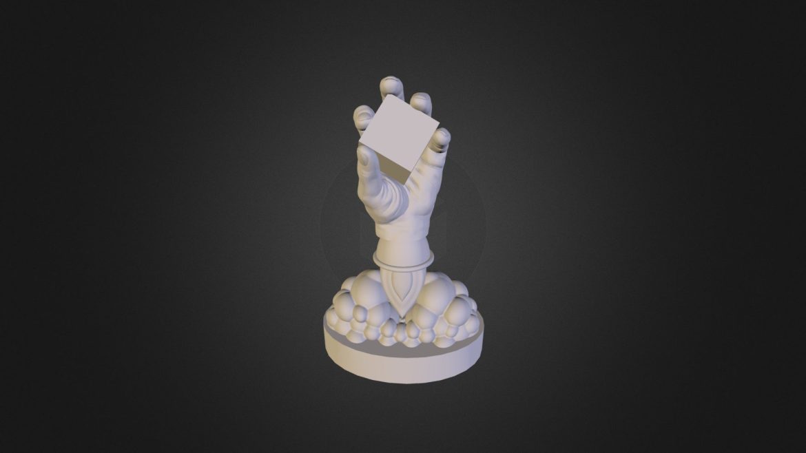 rocket hand 1 3d model